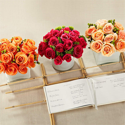 Dawn Rose Centerpiece –  Attitudes-n-designs, Houma LA