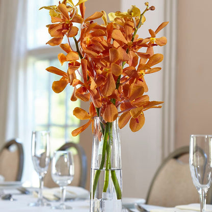 Orange Mokara Bud Vase –  Attitudes-n-designs, Houma LA