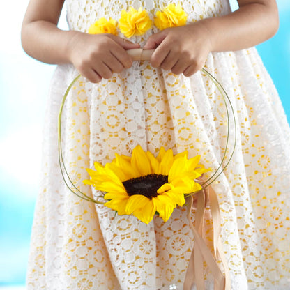 Sweet Sunshine Flower Girl Bouquet –  Attitudes-n-designs, Houma LA