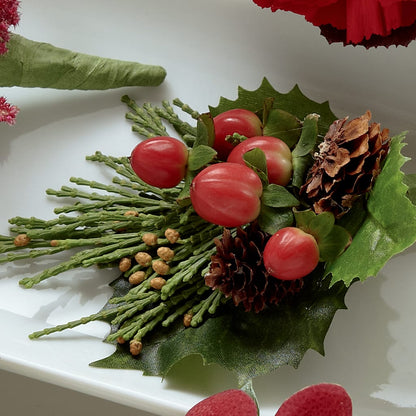 Red Berry Boutonniere –  Attitudes-n-designs, Houma LA